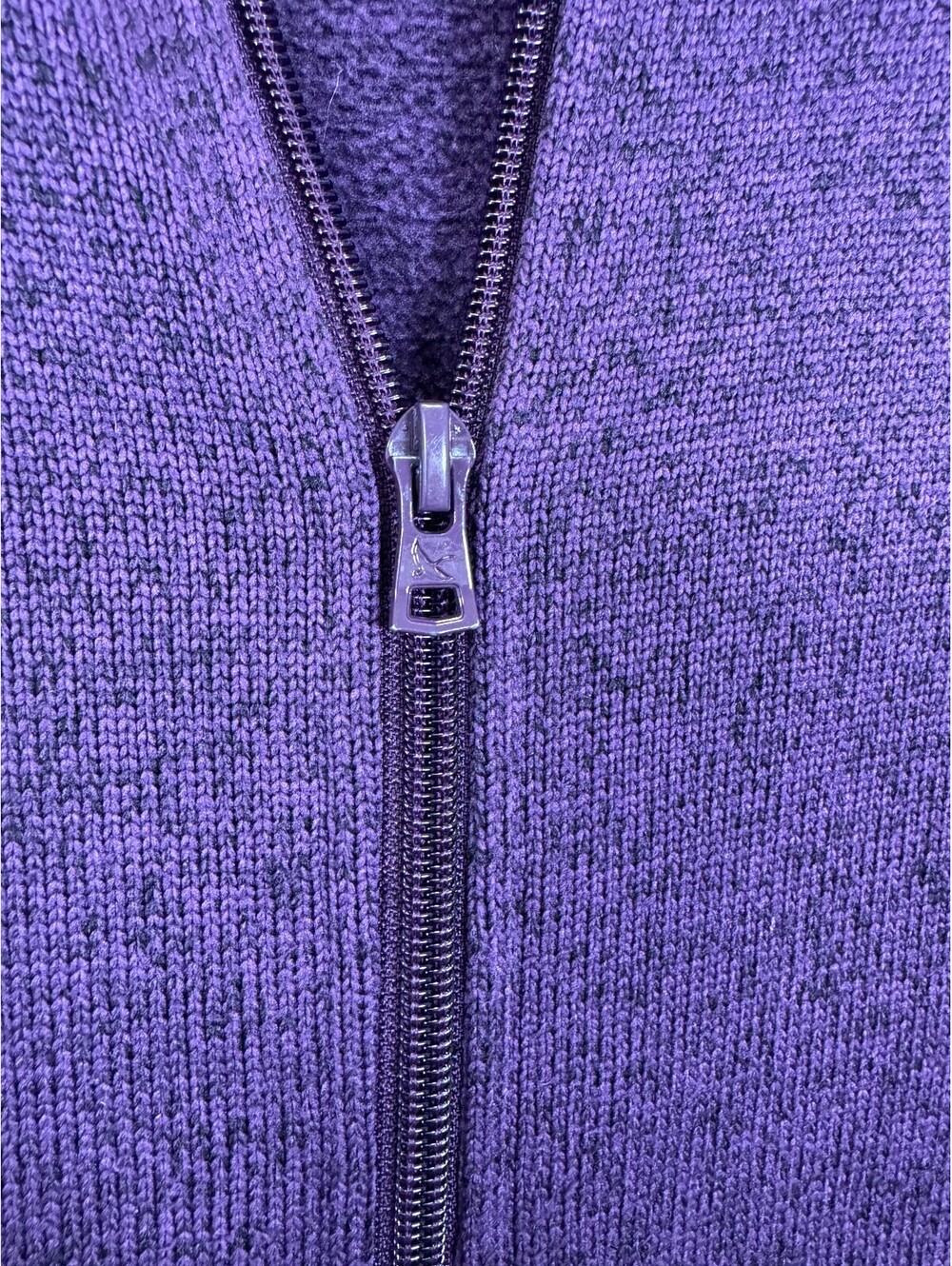 Eddie Bauer Radiator Fleece Jacket Women XS Purple Full Zip Mock Neck Outdoor - Picture 5 of 11